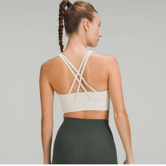 Lululemon | 2022 Energy High-Neck Longline Ribbed Bra Medium Support B-D Cup - Picture 2 of 6